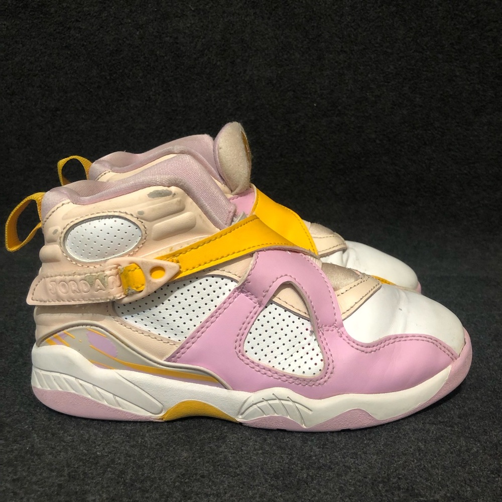 Nike Jordan 8 Retro Size 13C Artic Punch Orange Pearl Univ Gold Artic Pink